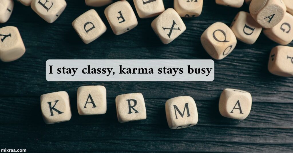 Attitude Karma Captions for instagram