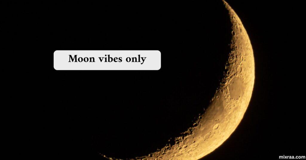 Caption for Moon