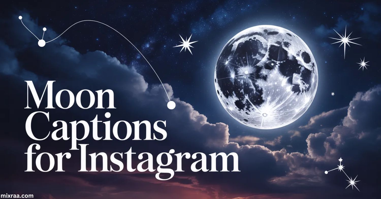 Moon Captions for Instagram