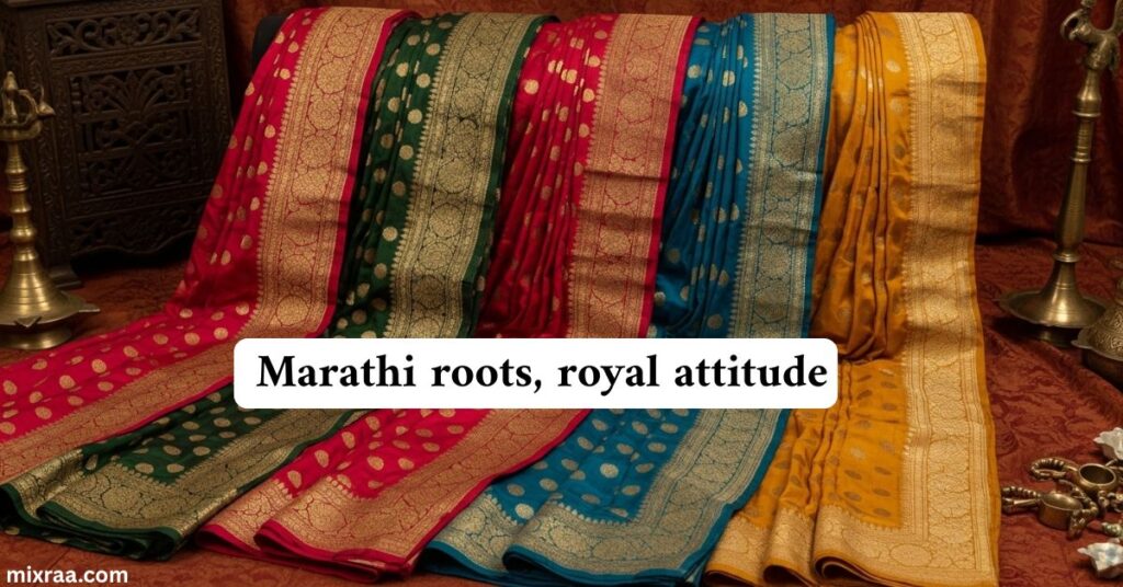 Nauvari Saree Caption for Instagram Post