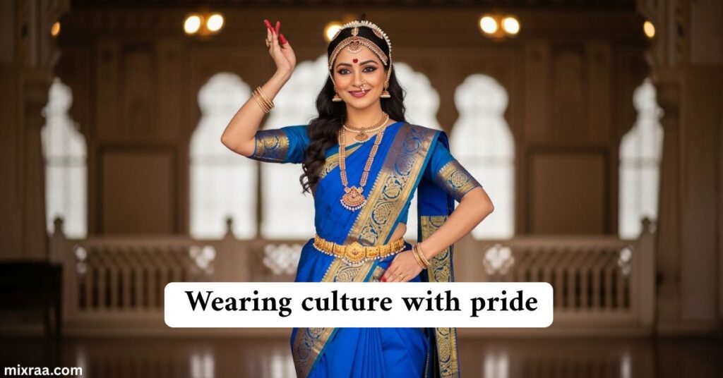 Nauvari Saree Caption for Instagram in English