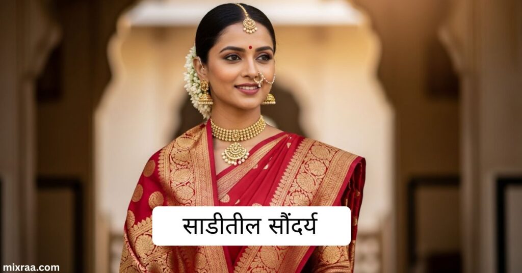 Nauvari Saree Caption for Instagram in Marathi with Emoji