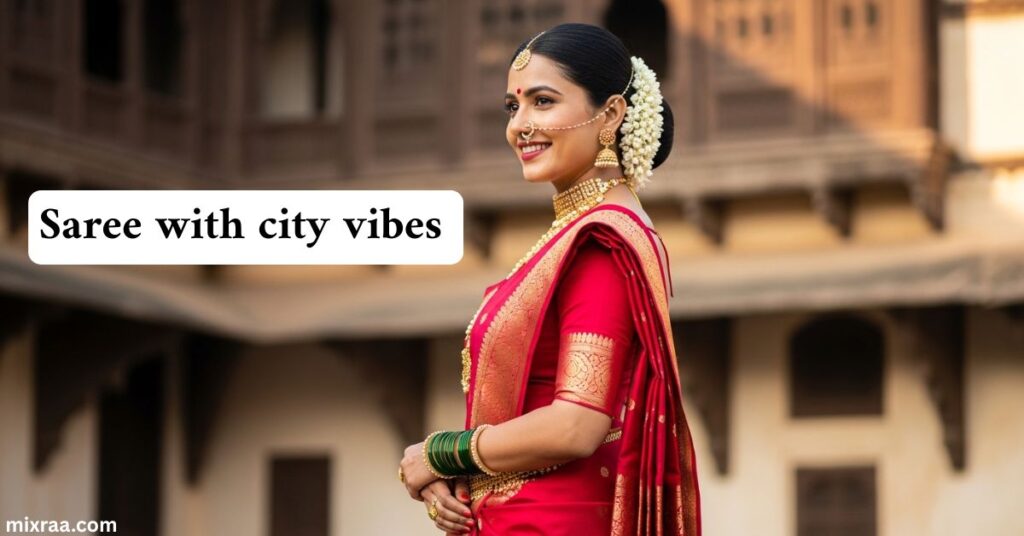Trendy Saree Captions
