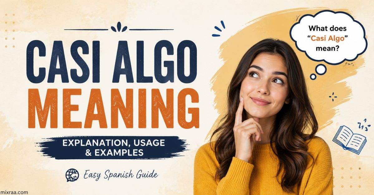 Casi Algo Meaning