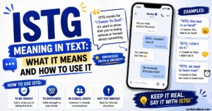 ISTG Meaning in Text