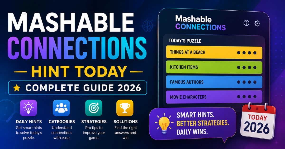 Mashable Connections Hint Today