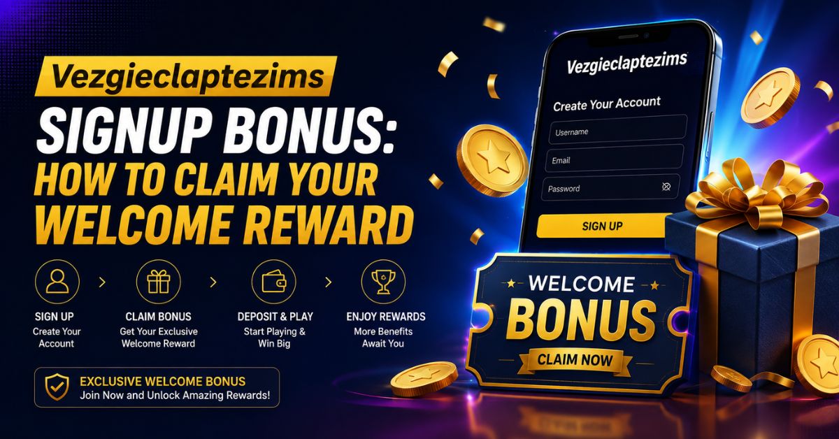 Vezgieclaptezims Signup Bonus