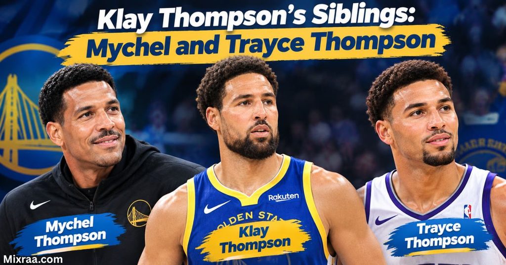 Klay Thompson Siblings Mychel and Trayce Thompson