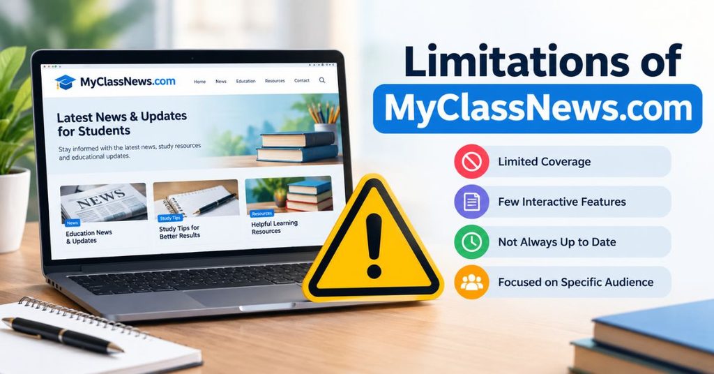 Limitations of MyClassNews.com