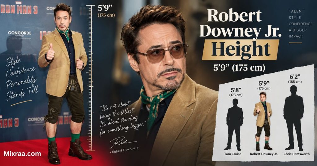 Robert Downey Jr. Height